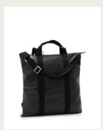 AllSaints Kei - Mochila de piel negra M116XD (talla única)