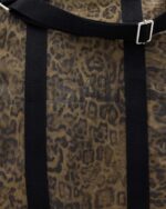 AllSaints Mochila Kei Leopd para hombre, caqui Leo/negro, grande