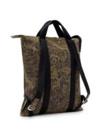 AllSaints Mochila Kei Leopd para hombre, caqui Leo/negro, grande