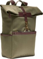 Cole Haan Mochila de sarga cepillada Judson para hombre, Verde oliva/Ch Mad