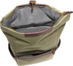 Cole Haan Mochila de sarga cepillada Judson para hombre, Verde oliva/Ch Mad