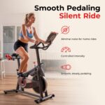 Bicicleta Estatica Magnetica Inteligente Sunny Health and Fitness SF-B124068 cardio Bluetooth SunnyFit volante 28.6 libr