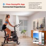 Bicicleta Estatica Magnetica Inteligente Sunny Health and Fitness SF-B124068 cardio Bluetooth SunnyFit volante 28.6 libr