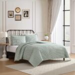 Juego de Edredon Matrimonial Queen Laura Ashley Revman International A0005022 algodon prelavado certificado Oeko-Tex dis