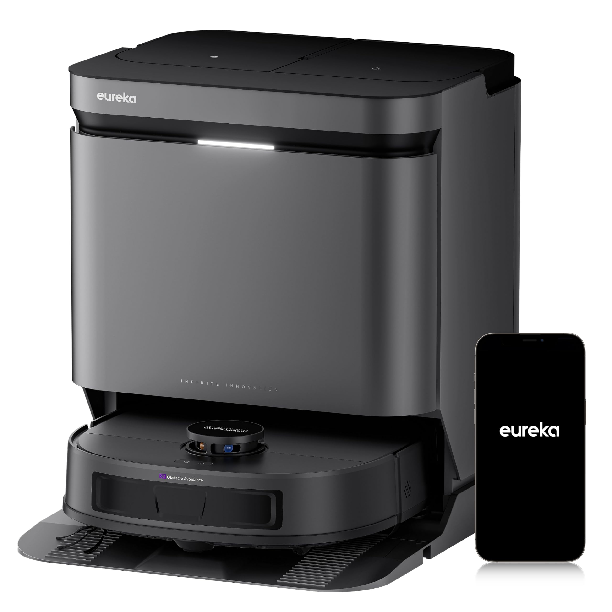 Version 1.0.0 Robot Aspirador y Trapeador Eureka J15 Evo Ultra 22000Pa Autovaciante Fregona Autoelevable 131F