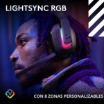 Auriculares inalámbricos para gaming Logitech G Astro A20 X Lightspeed 939-002242 PS5 Xbox Switch PC LIGHTSYNC RGB micró