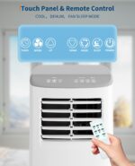 Aire acondicionado portatil Takywep JHS-A019J-05KR-D3 8000 BTU sin drenaje temporizador 24 horas 4 modos silencioso cont