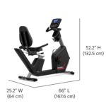 Bicicleta Reclinada Schwinn 280 SRB0006-01 Bluetooth 100 Niveles Resistencia Magnética Fitness Apps