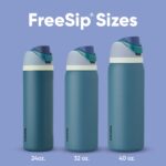 Botella de agua deportiva térmica BlenderBottle Owala FreeSip C06060 acero inoxidable con popote libre de BPA 24 oz colo