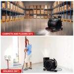 Ventilador de Piso Shop-Vac 5430214 | 1800 CFM, 3 Velocidades, Apilable, Uso Comercial y del Hogar