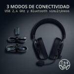Auriculares Inalámbricos Razer BlackShark V3 RZ04-05410100-R3U1 50mm 2.4GHz Bluetooth 70h