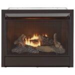 Inserto de Chimenea de Gas Natural Sin Ventilacion Duluth Forge FNF300T 26,000 BTU Control Termostato