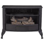Estufa de Gas Natural sin Ventilación Factory Buys Direct Duluth Forge QSN250T 25,000 BTU Control Termostato Acabado Neg