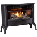 Estufa de Gas Natural sin Ventilación Factory Buys Direct Duluth Forge QSN250T 25,000 BTU Control Termostato Acabado Neg