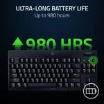 Teclado mecánico inalámbrico para juegos Razer BlackWidow V4 TKL HyperSpeed RZ03-05450800-R3U1 perfil bajo interruptores
