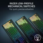 Teclado Gaming Inalámbrico Perfil Bajo Razer BlackWidow V4 HyperSpeed RZ03-05270900-R3U1 Interruptores Mecánicos Naranja
