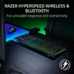 Teclado Gaming Inalámbrico Perfil Bajo Razer BlackWidow V4 HyperSpeed RZ03-05270900-R3U1 Interruptores Mecánicos Naranja
