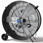Ventilador tambor industrial NorthSky H1-1041 13000CFM 2 velocidades motor 1/4 HP ruedas 5 pulgadas