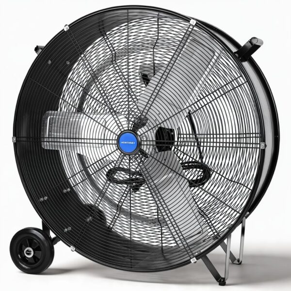Ventilador tambor industrial NorthSky H1-1041 13000CFM 2 velocidades motor 1/4 HP ruedas 5 pulgadas