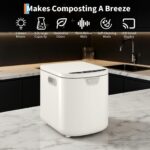 Compostador eléctrico de cocina GarveeHome ZPPHK_349YMCPR5s 3.5 litros sin olor limpieza automática pantalla LED bajo ru