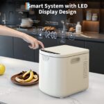 Compostador eléctrico de cocina GarveeHome ZPPHK_349YMCPR5s 3.5 litros sin olor limpieza automática pantalla LED bajo ru