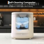 Compostador eléctrico de cocina GarveeHome ZPPHK_349YMCPR5s 3.5 litros sin olor limpieza automática pantalla LED bajo ru