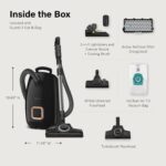 Aspiradora con Bolsa Miele Guard L1 12704570 para Mascotas, Filtro Active AirClean Anti-Olor, Cabezal TurboTeQ y AllTeQ,