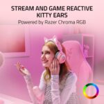 Auriculares Inalámbricos Razer Kraken Kitty V3 Pro RZ04-05170200-R3U1 RGB Chroma 2.4 GHz Bluetooth 5.3 Micrófono Super W