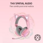 Auriculares Inalámbricos Razer Kraken Kitty V3 Pro RZ04-05170200-R3U1 RGB Chroma 2.4 GHz Bluetooth 5.3 Micrófono Super W