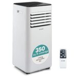 Aire acondicionado portátil con deshumidificador integrado SereneLife SLPAC180W.5 8000 BTU cobertura 350 pies cuadrados