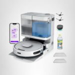 Robot Aspirador y Trapeador 2 en 1 SharkNinja Stratos AV2700ZE, Base NeverTouch Autovaciada y Autolimpiante 60 Días, Fil