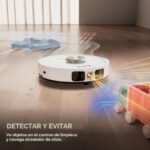 Robot Aspirador y Trapeador 2 en 1 SharkNinja Stratos AV2700ZE, Base NeverTouch Autovaciada y Autolimpiante 60 Días, Fil