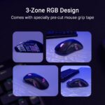 Mouse inalámbrico ASUS ROG Keris II Origin para juegos ergonómico diestros 2.29 oz 42000 DPI trimodo 127 horas PC Mac ne