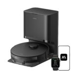 Robot Aspirador MOVA E30 Pro Plus, Succión 19,000 Pa, Cepillo DuoRoller Antienredos, Autovaciado 90 Días, Cepillo Latera