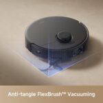 Robot Aspirador MOVA E30 Pro Plus, Succión 19,000 Pa, Cepillo DuoRoller Antienredos, Autovaciado 90 Días, Cepillo Latera