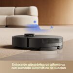 Robot Aspirador MOVA E30 Pro Plus, Succión 19,000 Pa, Cepillo DuoRoller Antienredos, Autovaciado 90 Días, Cepillo Latera