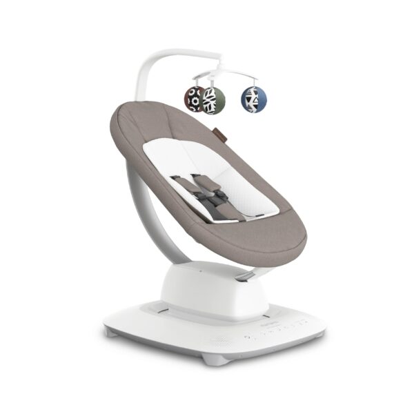 UPPAbaby Mamaroo Smart Swing – Modos calmantes personalizables con tecnología MotionSync – Reclinación infantil + Blueto