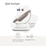 UPPAbaby Mamaroo Smart Swing – Modos calmantes personalizables con tecnología MotionSync – Reclinación infantil + Blueto
