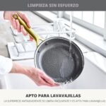 Batería de cocina antiadherente de acero inoxidable GreenPan Hybrid CC010616-001 juego de ollas y sartenes de cerámica d