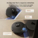 Robot aspiradora y trapeador Mova P50 Pro Ultra 19000 Pa cepillo antienredos trapeador levantable lavado 75°C auto-secad