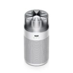 Purificador de aire compacto silencioso Dyson HushJet SP01-A cobertura 203 pies cuadrados captura NO2 blanco plateado