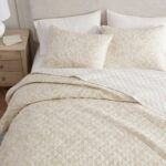 Juego de Edredon King Reversible Martha Stewart Revman International A0004364 3 piezas 100% algodon con fundas de almoha