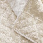 Juego de Edredon King Reversible Martha Stewart Revman International A0004364 3 piezas 100% algodon con fundas de almoha