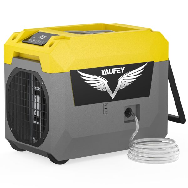 Deshumidificador Comercial Yaufey CGYY140AY 150 Pintas con Bomba para Sótano e Industria hasta 7000 pies²