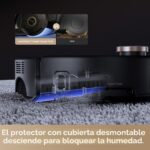 Robot aspirador y trapeador Mova R9540K 28000 Pa succión cruce obstáculos 3.14 pulgadas AutoShield doble cepillo sin enr