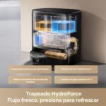 Robot aspirador y trapeador Mova R9540K 28000 Pa succión cruce obstáculos 3.14 pulgadas AutoShield doble cepillo sin enr