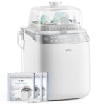 Lavadora de Biberones Bear Pro, Lavadora y Esterilizador y Secador de Biberones - Todo en una Máquina para Biberones, Pi