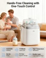 Lavadora de Biberones Bear Pro, Lavadora y Esterilizador y Secador de Biberones - Todo en una Máquina para Biberones, Pi