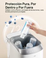 Lavadora de Biberones Bear Pro, Lavadora y Esterilizador y Secador de Biberones - Todo en una Máquina para Biberones, Pi