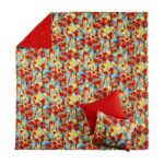 Juego de edredón floral moderno Poppies Greenland Home Fashions GL-2505KMSK 3 piezas King Cal King